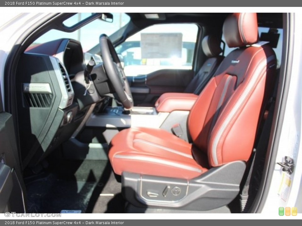 Dark Marsala Interior Front Seat for the 2018 Ford F150 Platinum SuperCrew 4x4 #123543841