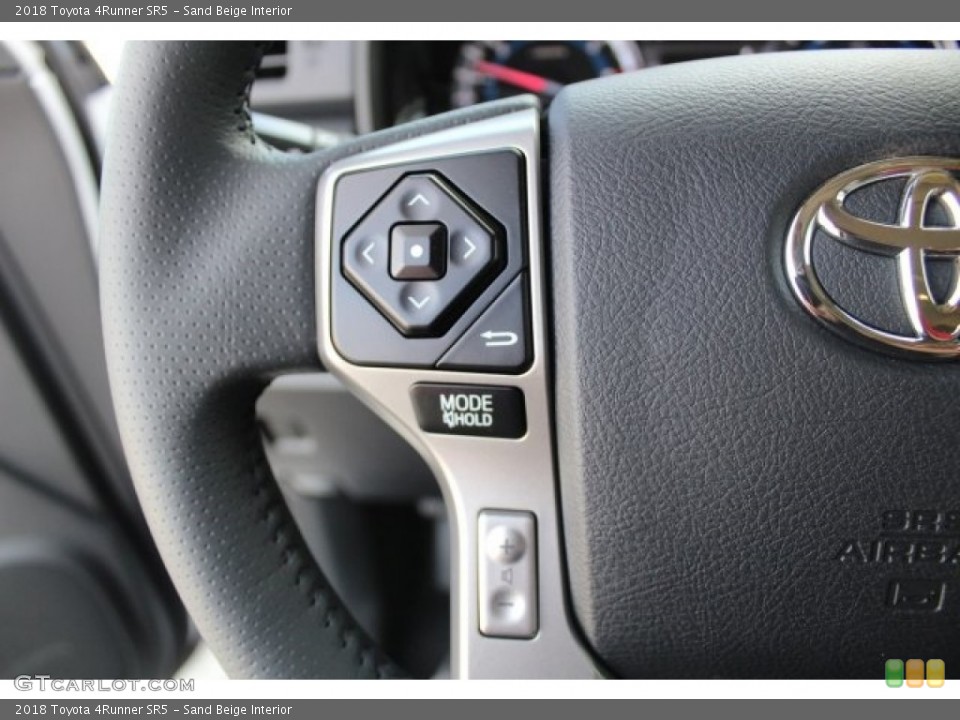Sand Beige Interior Controls for the 2018 Toyota 4Runner SR5 #123548653