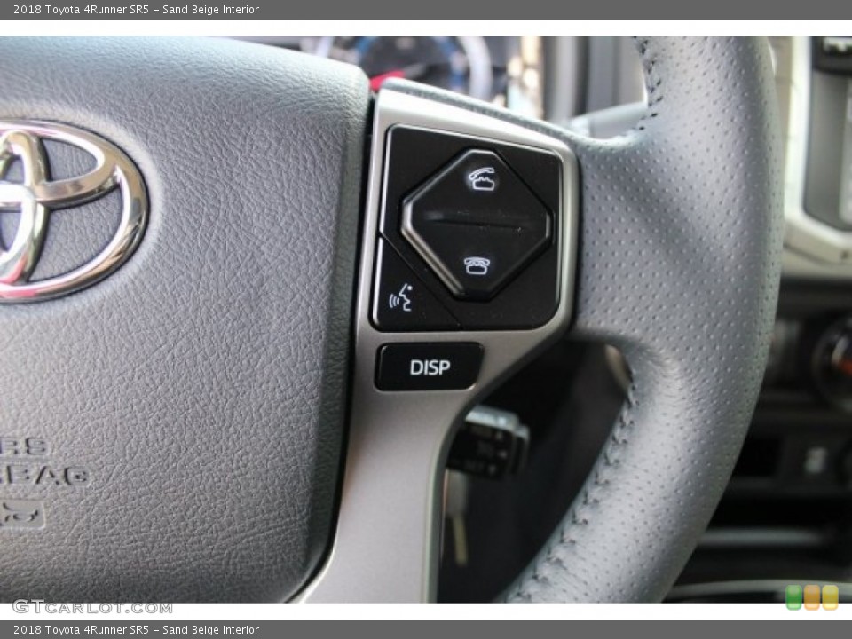 Sand Beige Interior Controls for the 2018 Toyota 4Runner SR5 #123548680