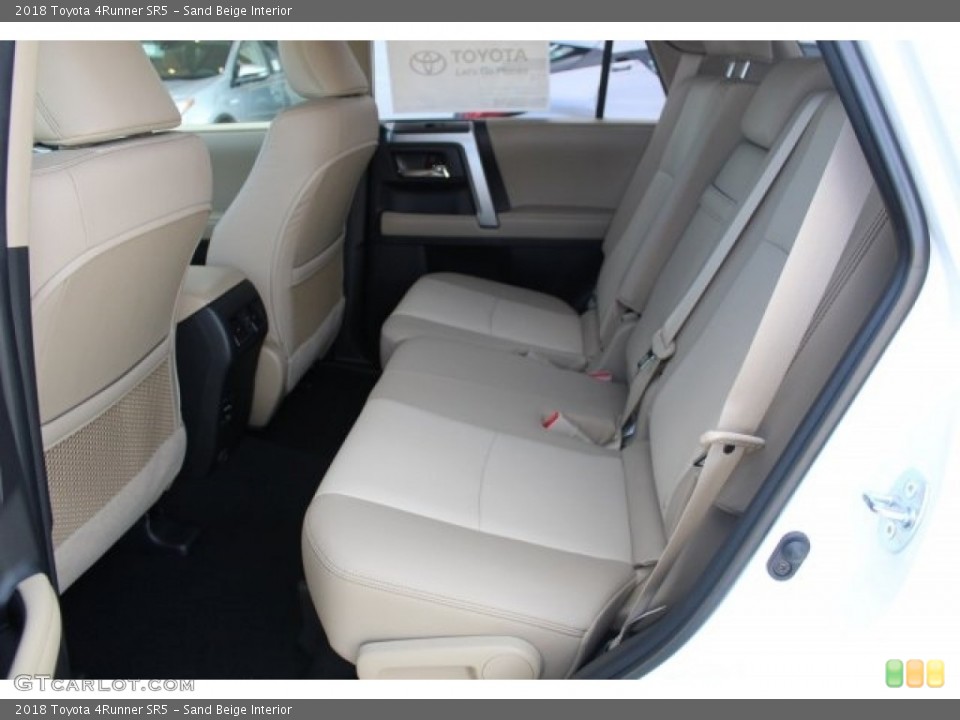 Sand Beige Interior Rear Seat for the 2018 Toyota 4Runner SR5 #123548746