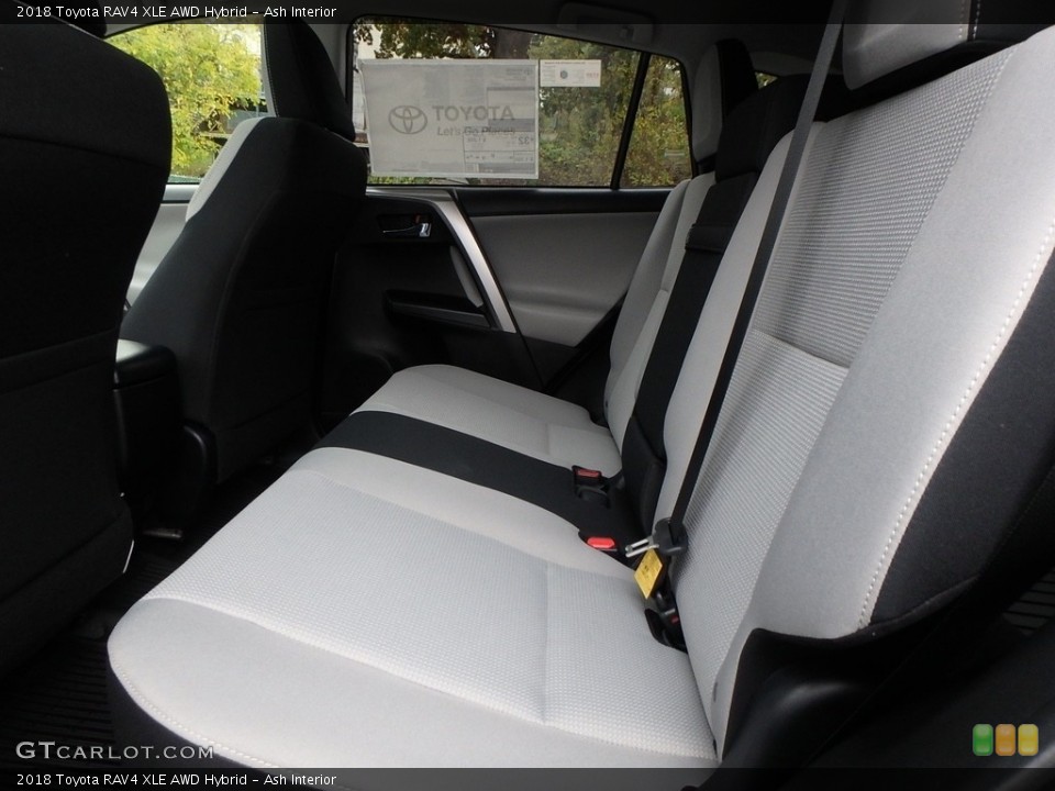 Ash Interior Rear Seat for the 2018 Toyota RAV4 XLE AWD Hybrid #123554518