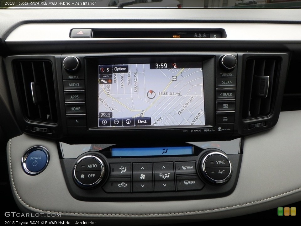 Ash Interior Navigation for the 2018 Toyota RAV4 XLE AWD Hybrid #123554656