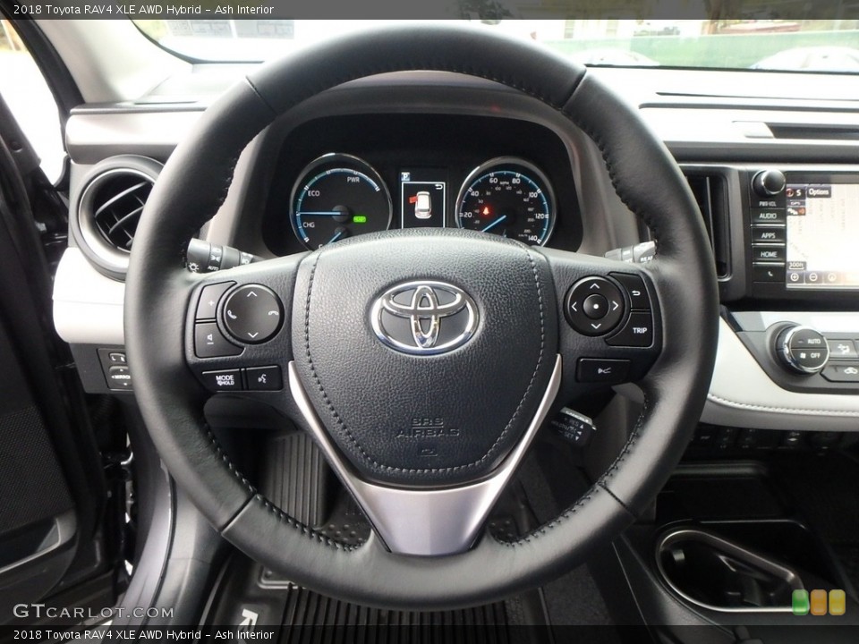 Ash Interior Steering Wheel for the 2018 Toyota RAV4 XLE AWD Hybrid #123554746