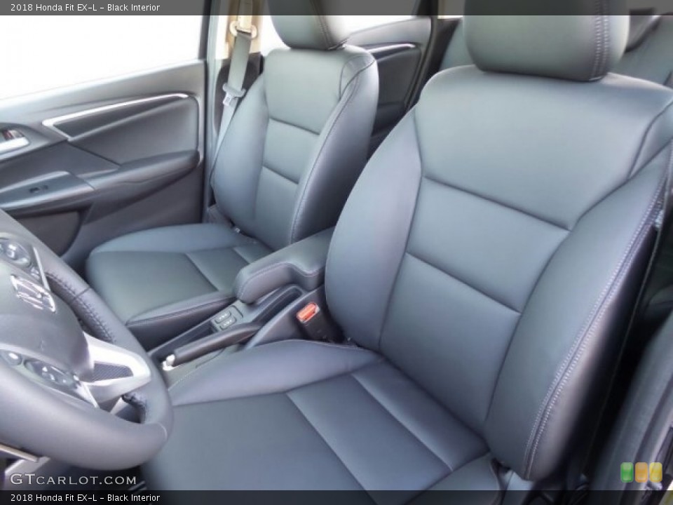 Black Interior Front Seat for the 2018 Honda Fit EX-L #123555238