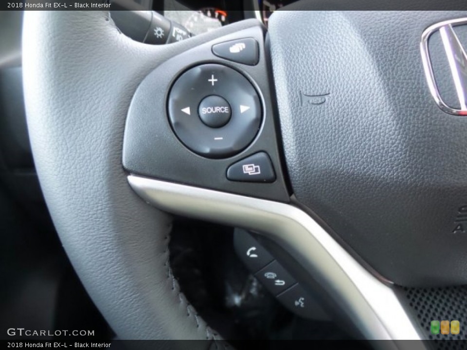 Black Interior Controls for the 2018 Honda Fit EX-L #123555331