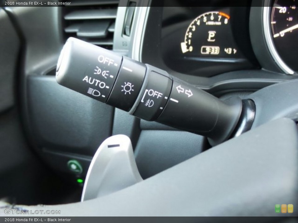 Black Interior Controls for the 2018 Honda Fit EX-L #123555352