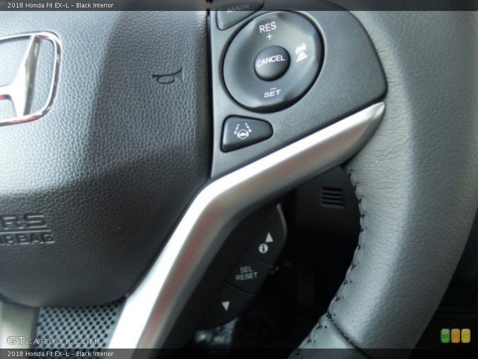 Black Interior Controls for the 2018 Honda Fit EX-L #123555364