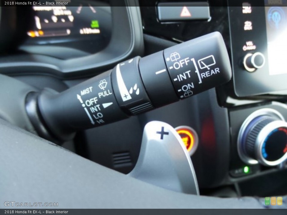 Black Interior Controls for the 2018 Honda Fit EX-L #123555385
