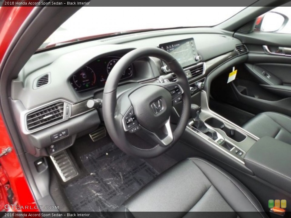 Black Interior Photo for the 2018 Honda Accord Sport Sedan #123556099