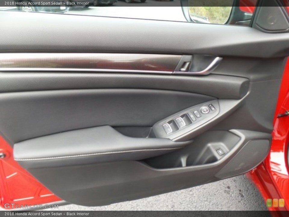 Black Interior Door Panel for the 2018 Honda Accord Sport Sedan #123556177