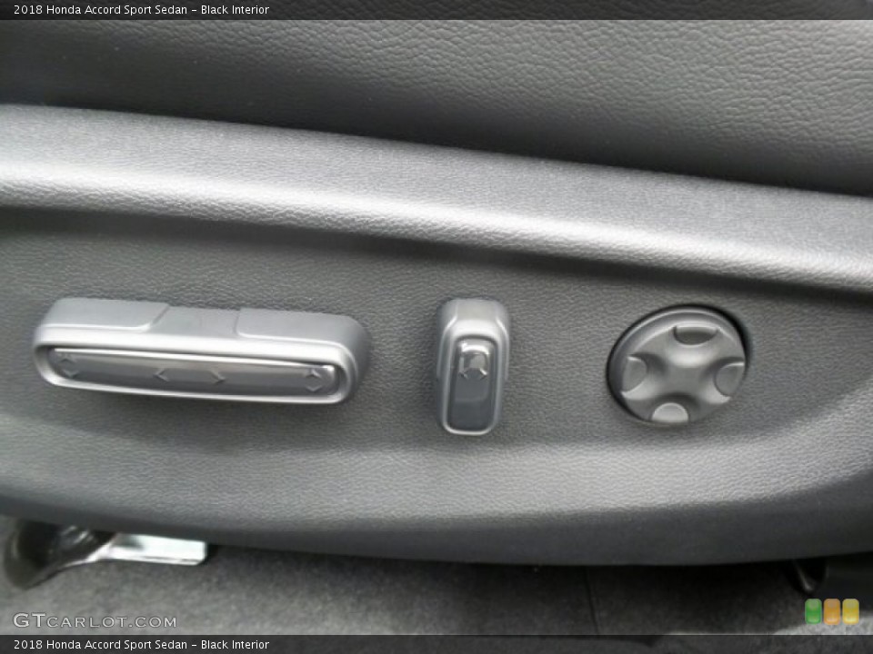 Black Interior Controls for the 2018 Honda Accord Sport Sedan #123556195