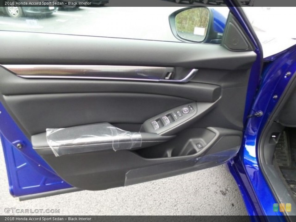 Black Interior Door Panel for the 2018 Honda Accord Sport Sedan #123556584