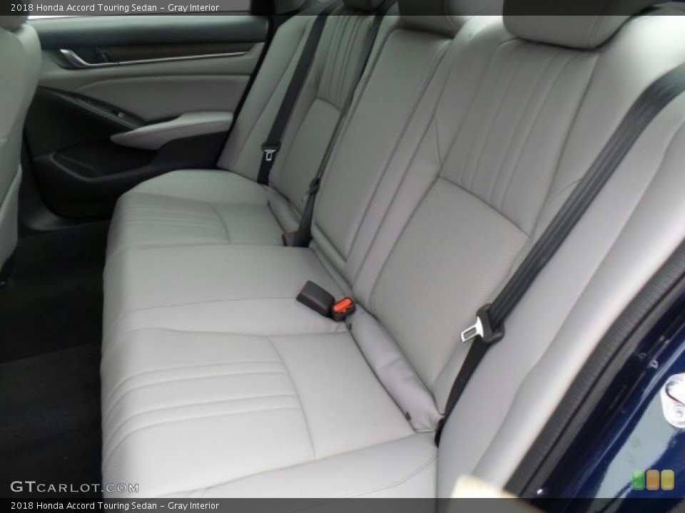 Gray Interior Rear Seat for the 2018 Honda Accord Touring Sedan #123558247