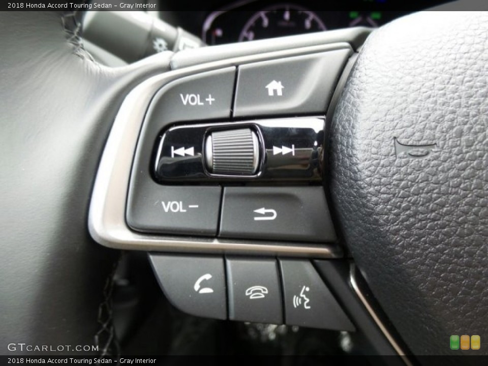 Gray Interior Controls for the 2018 Honda Accord Touring Sedan #123558427