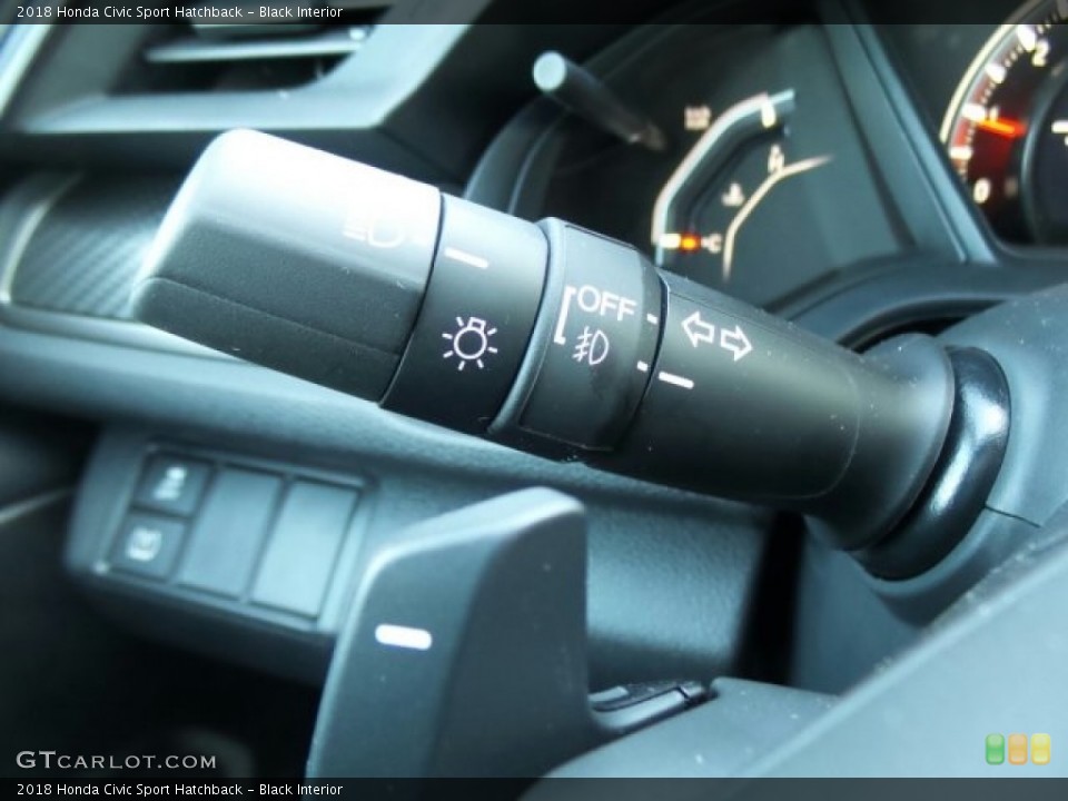 Black Interior Controls for the 2018 Honda Civic Sport Hatchback #123561277