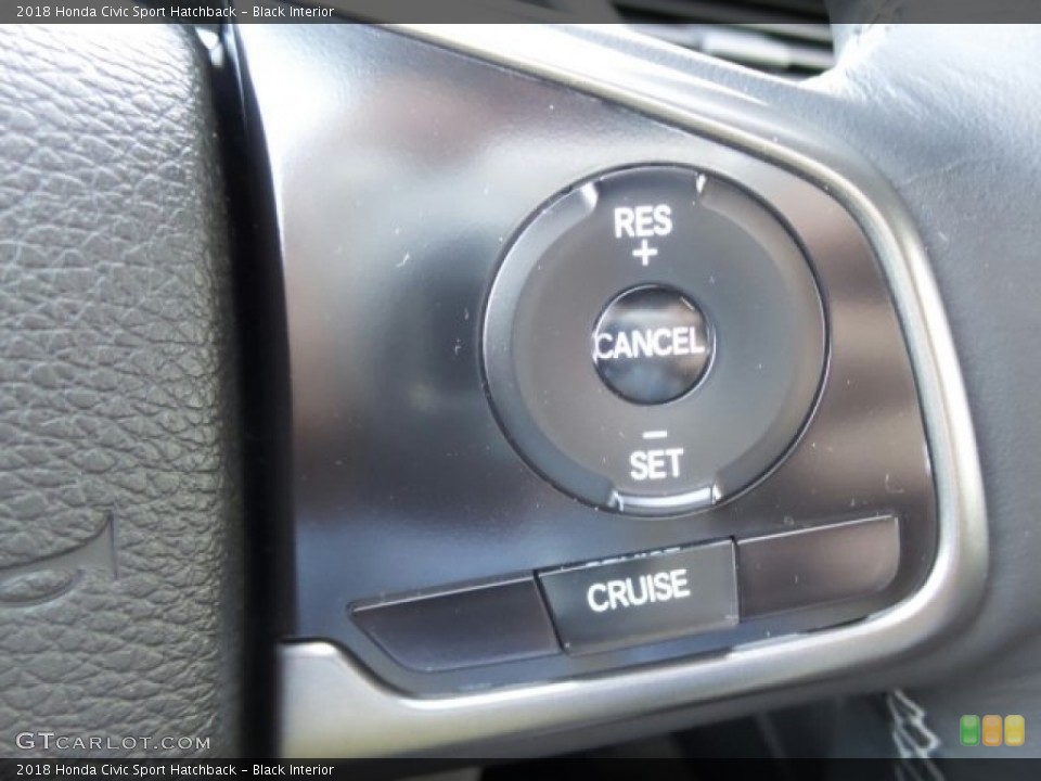 Black Interior Controls for the 2018 Honda Civic Sport Hatchback #123561301