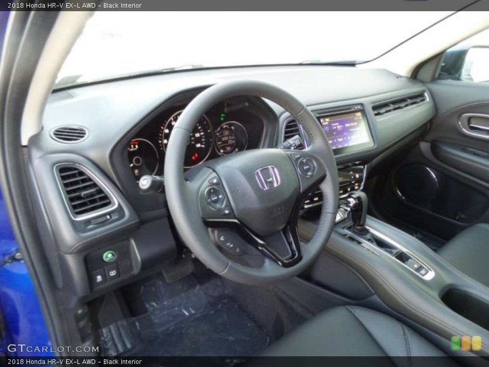 Black Interior Photo for the 2018 Honda HR-V EX-L AWD #123561565