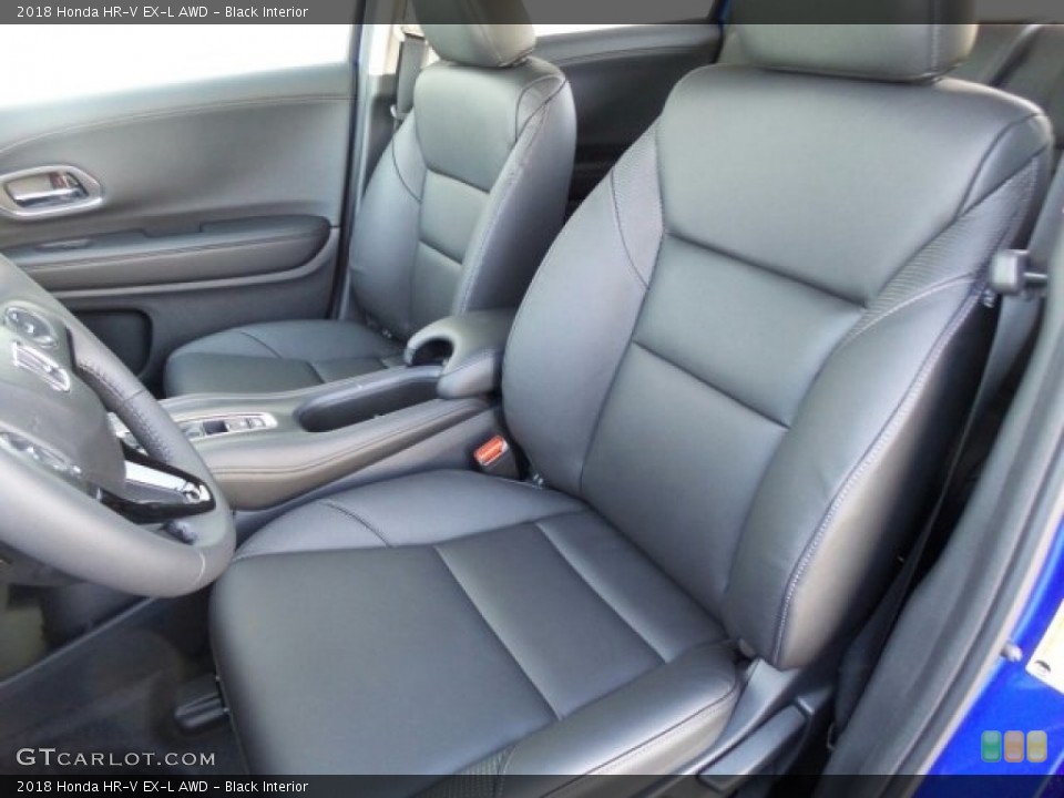 Black Interior Front Seat for the 2018 Honda HR-V EX-L AWD #123561579