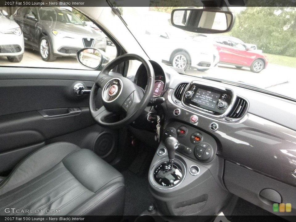 Nero (Black) Interior Dashboard for the 2017 Fiat 500 Lounge #123565537