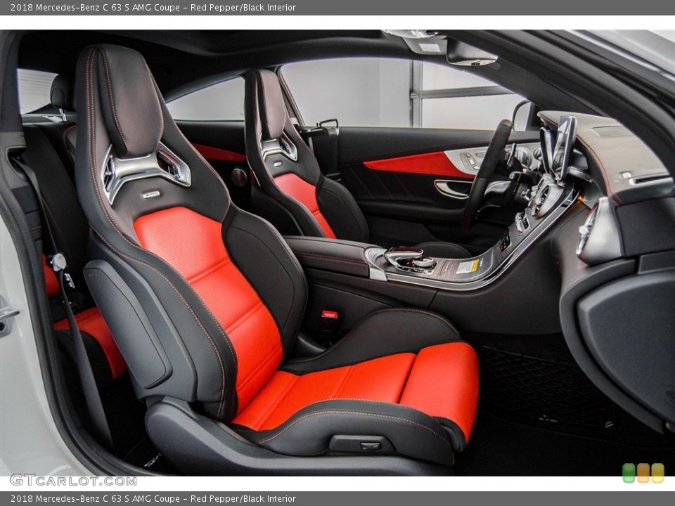 Red Pepper/Black Interior Photo for the 2018 Mercedes-Benz C 63 S AMG Coupe #123566932