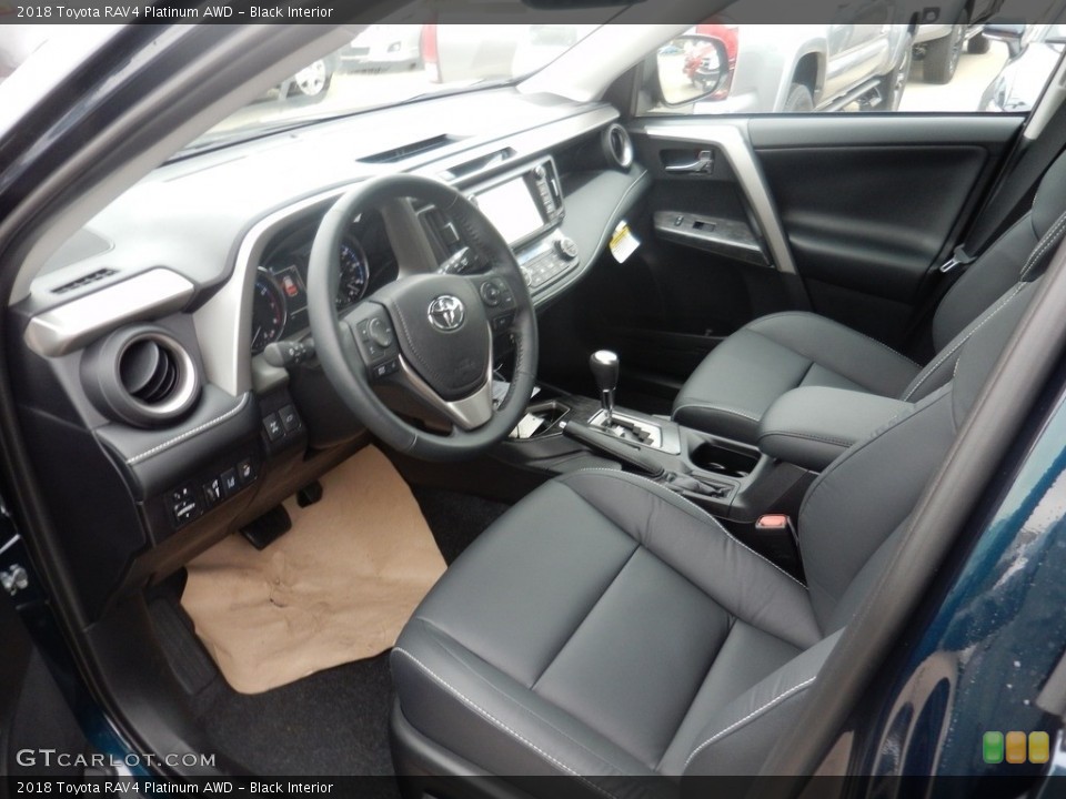 Black Interior Photo for the 2018 Toyota RAV4 Platinum AWD #123567100