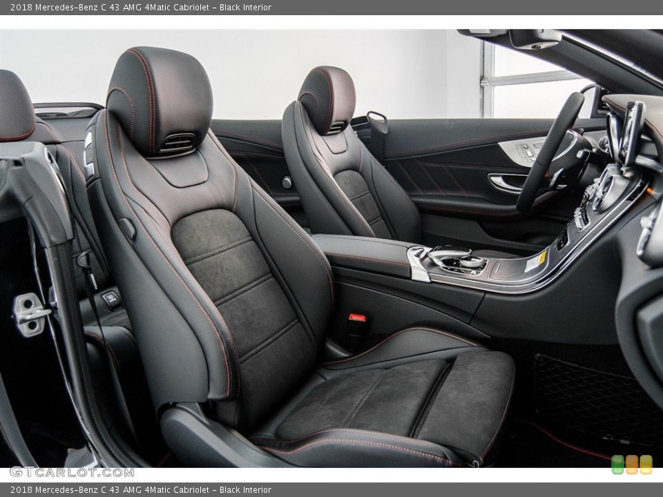 Black Interior Photo for the 2018 Mercedes-Benz C 43 AMG 4Matic Cabriolet #123567244