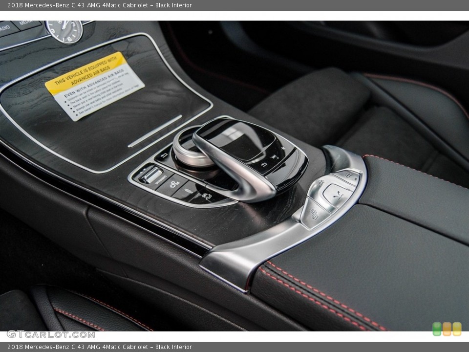 Black Interior Controls for the 2018 Mercedes-Benz C 43 AMG 4Matic Cabriolet #123567370