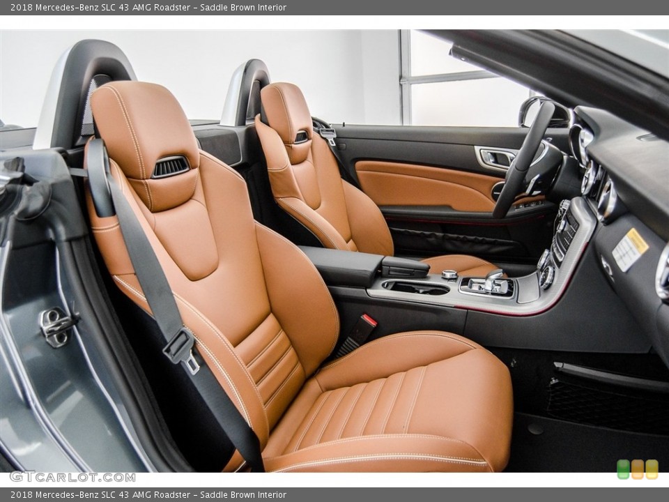 Saddle Brown 2018 Mercedes-Benz SLC Interiors