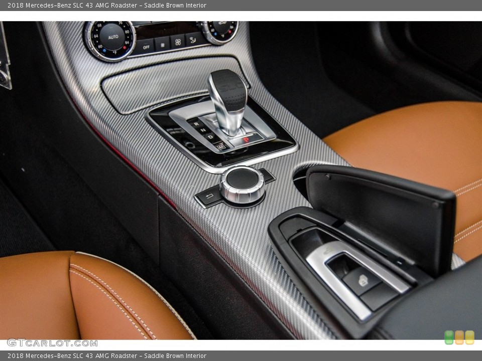 Saddle Brown Interior Transmission for the 2018 Mercedes-Benz SLC 43 AMG Roadster #123567676
