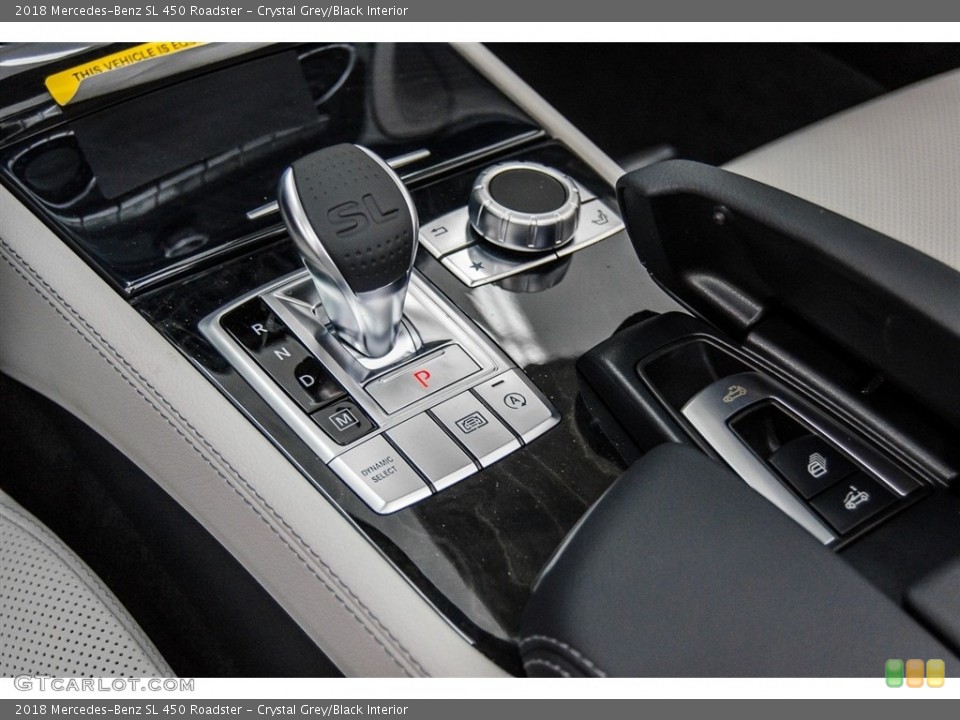 Crystal Grey/Black Interior Transmission for the 2018 Mercedes-Benz SL 450 Roadster #123568069