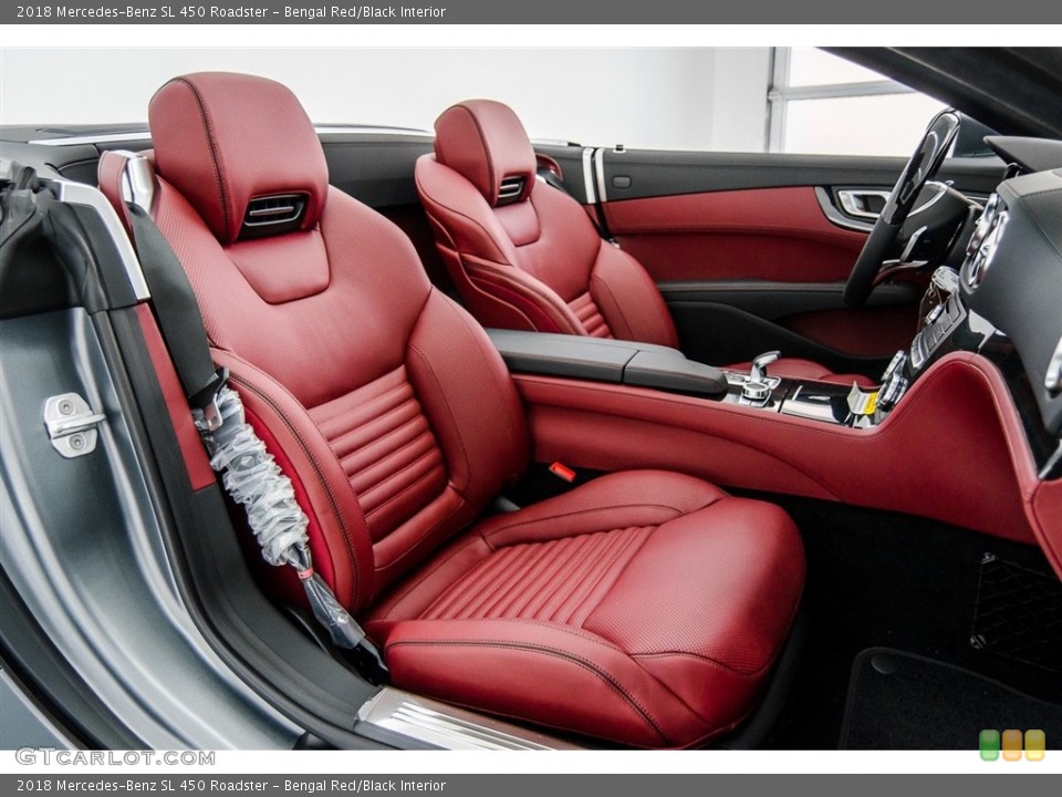 Bengal Red/Black Interior Photo for the 2018 Mercedes-Benz SL 450 Roadster #123568270
