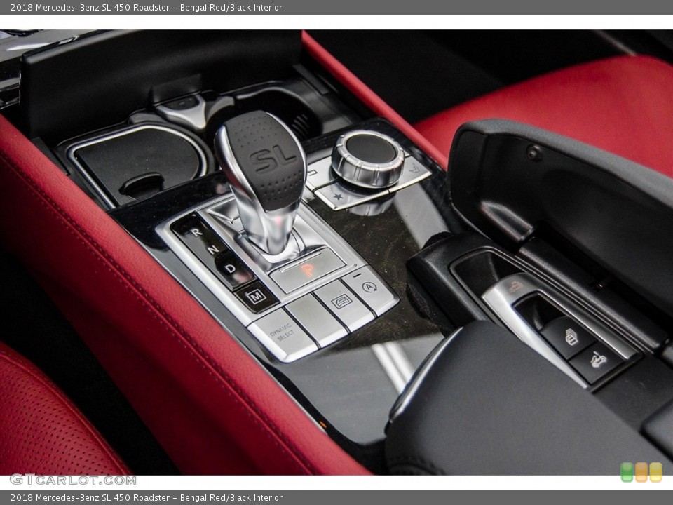 Bengal Red/Black Interior Controls for the 2018 Mercedes-Benz SL 450 Roadster #123568756