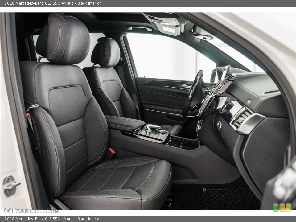 Black Interior Front Seat for the 2018 Mercedes-Benz GLS 550 4Matic #123570724