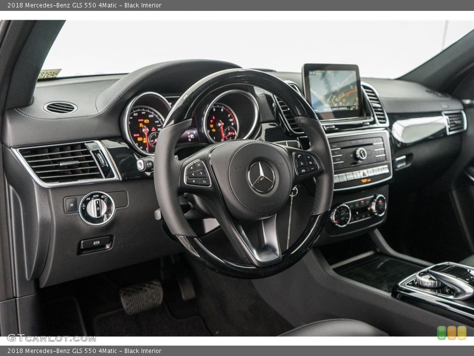 Black Interior Dashboard for the 2018 Mercedes-Benz GLS 550 4Matic #123570751