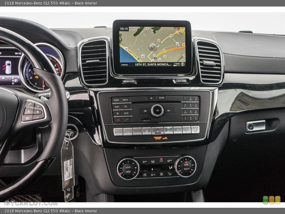 Black Interior Controls for the 2018 Mercedes-Benz GLS 550 4Matic #123570805