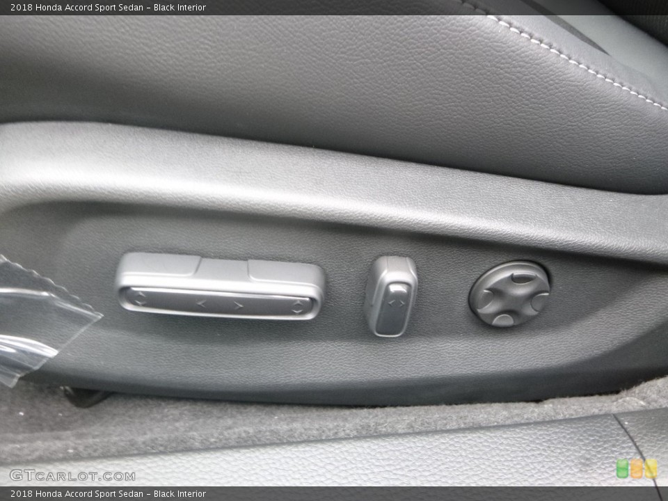 Black Interior Controls for the 2018 Honda Accord Sport Sedan #123570931