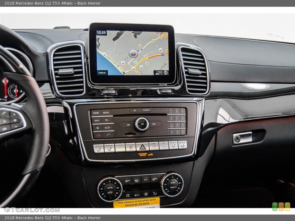 Black Interior Navigation for the 2018 Mercedes-Benz GLS 550 4Matic #123571282