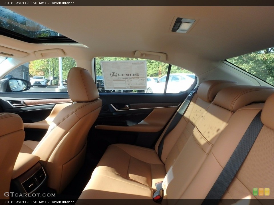 Flaxen Interior Rear Seat for the 2018 Lexus GS 350 AWD #123574024