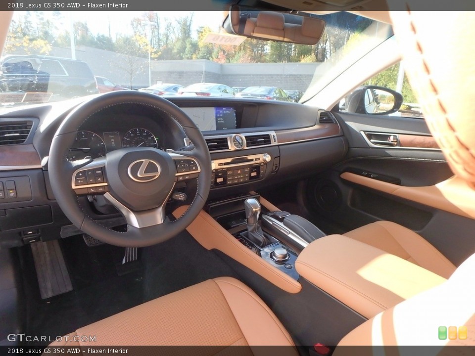 Flaxen Interior Photo for the 2018 Lexus GS 350 AWD #123574054