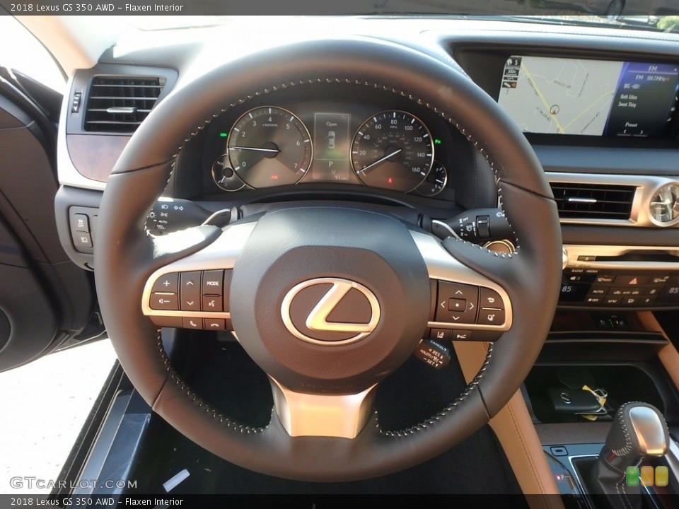 Flaxen Interior Steering Wheel for the 2018 Lexus GS 350 AWD #123574159