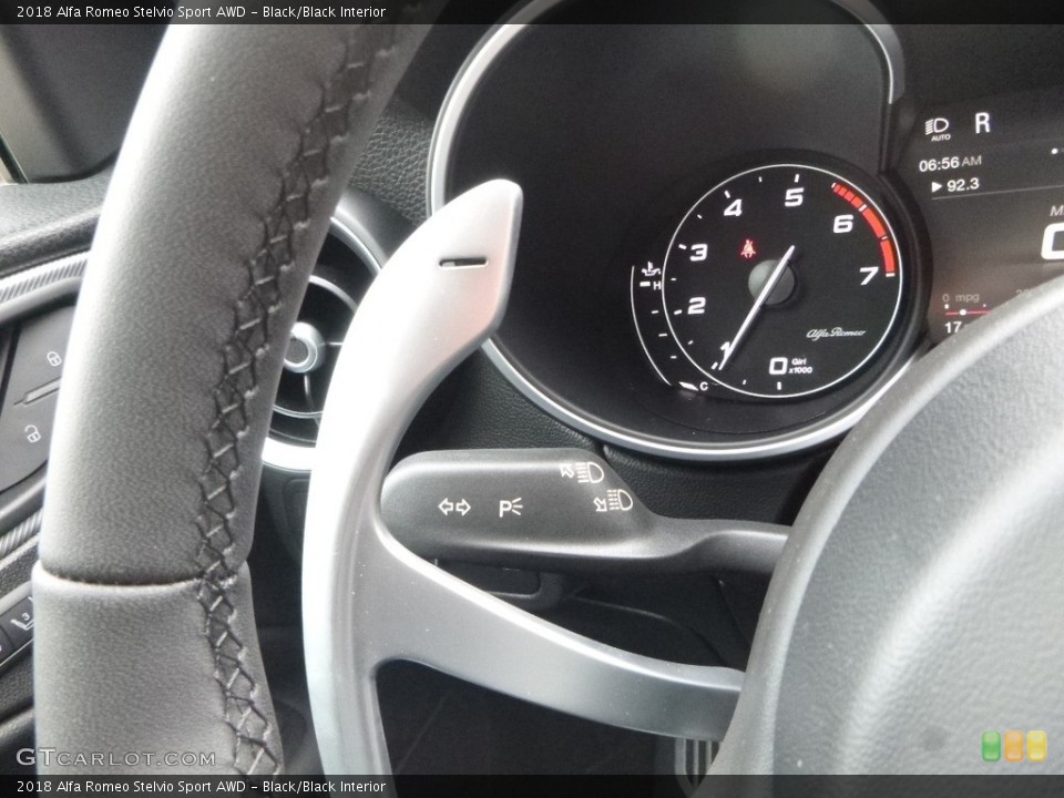 Black/Black Interior Transmission for the 2018 Alfa Romeo Stelvio Sport AWD #123577126