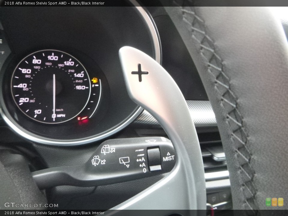 Black/Black Interior Transmission for the 2018 Alfa Romeo Stelvio Sport AWD #123577143