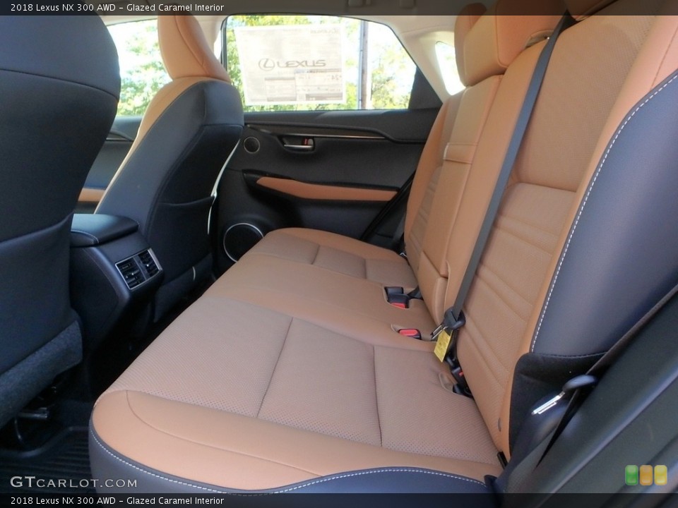 Glazed Caramel Interior Rear Seat for the 2018 Lexus NX 300 AWD #123578467