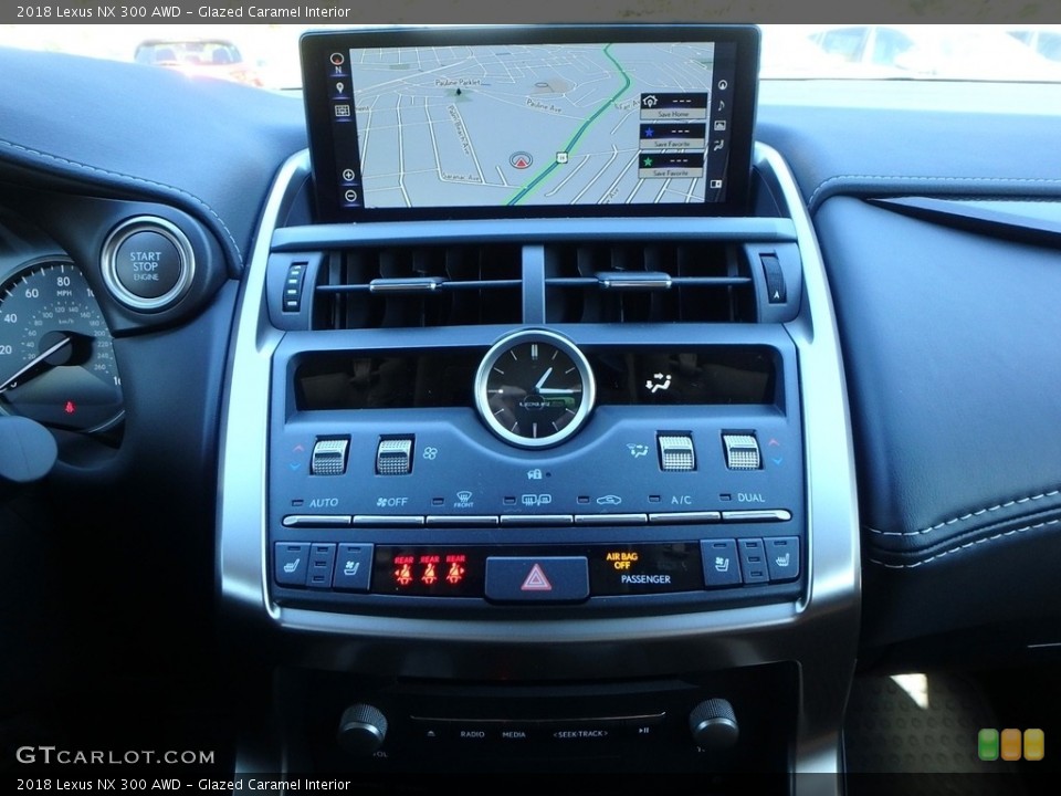 Glazed Caramel Interior Controls for the 2018 Lexus NX 300 AWD #123578599
