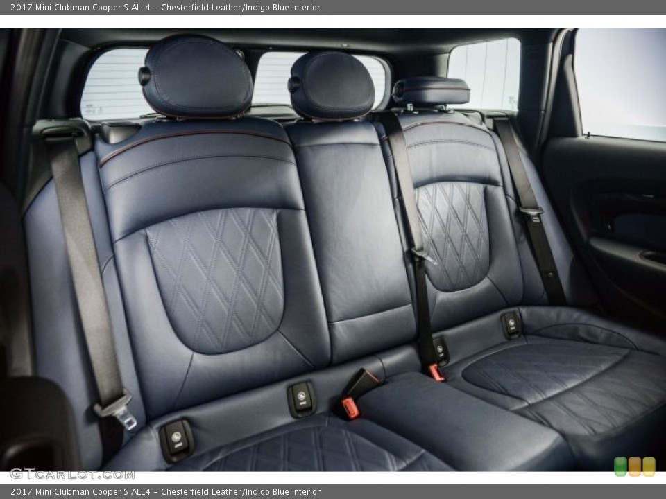 Chesterfield Leather/Indigo Blue Interior Rear Seat for the 2017 Mini Clubman Cooper S ALL4 #123579046