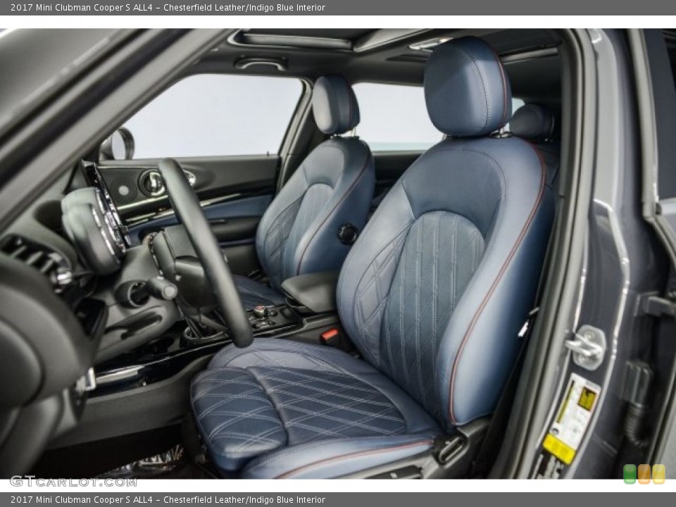 Chesterfield Leather/Indigo Blue Interior Photo for the 2017 Mini Clubman Cooper S ALL4 #123579061