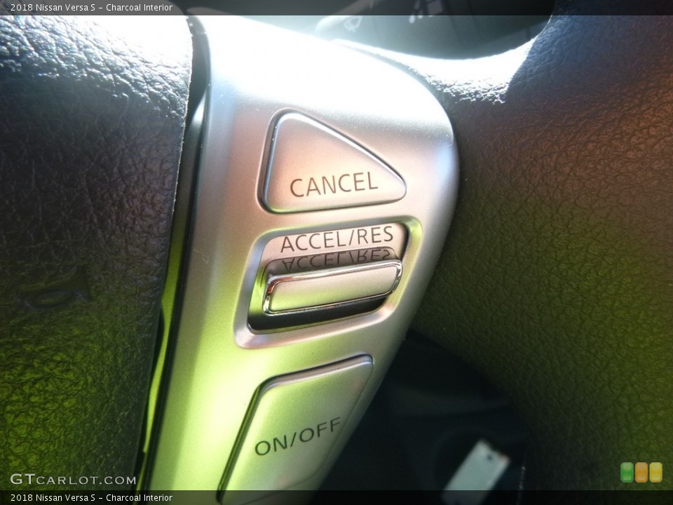 Charcoal Interior Controls for the 2018 Nissan Versa S #123589936