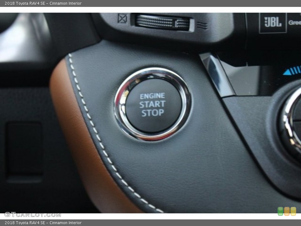 Cinnamon Interior Controls for the 2018 Toyota RAV4 SE #123594350