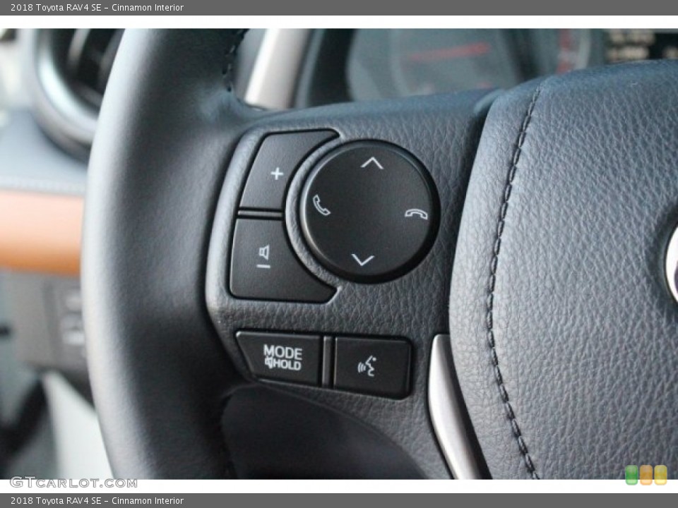 Cinnamon Interior Controls for the 2018 Toyota RAV4 SE #123594383