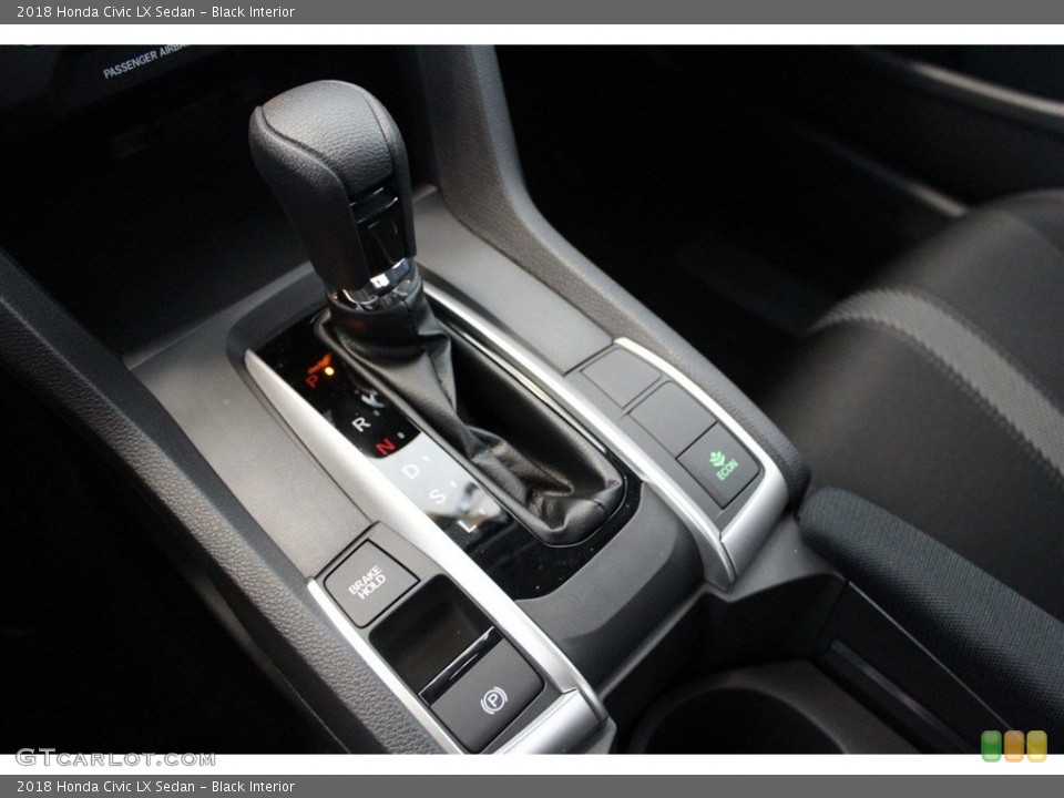 Black Interior Transmission for the 2018 Honda Civic LX Sedan #123598208